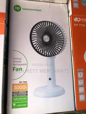 Portable Rechargeable Fan
