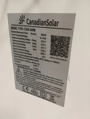 300w Canadian Mono Solar Panel