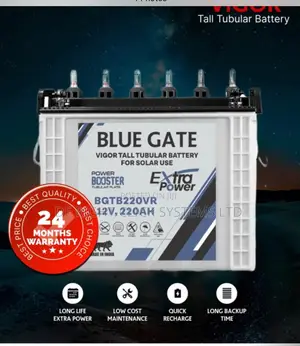 Bluegate Bg Vigor Tubular 12v 220ah Inverter Battery