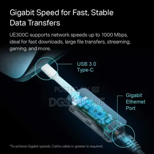 Tp Link Type C to Rj45 Gigabit Ethernet Network Adapter