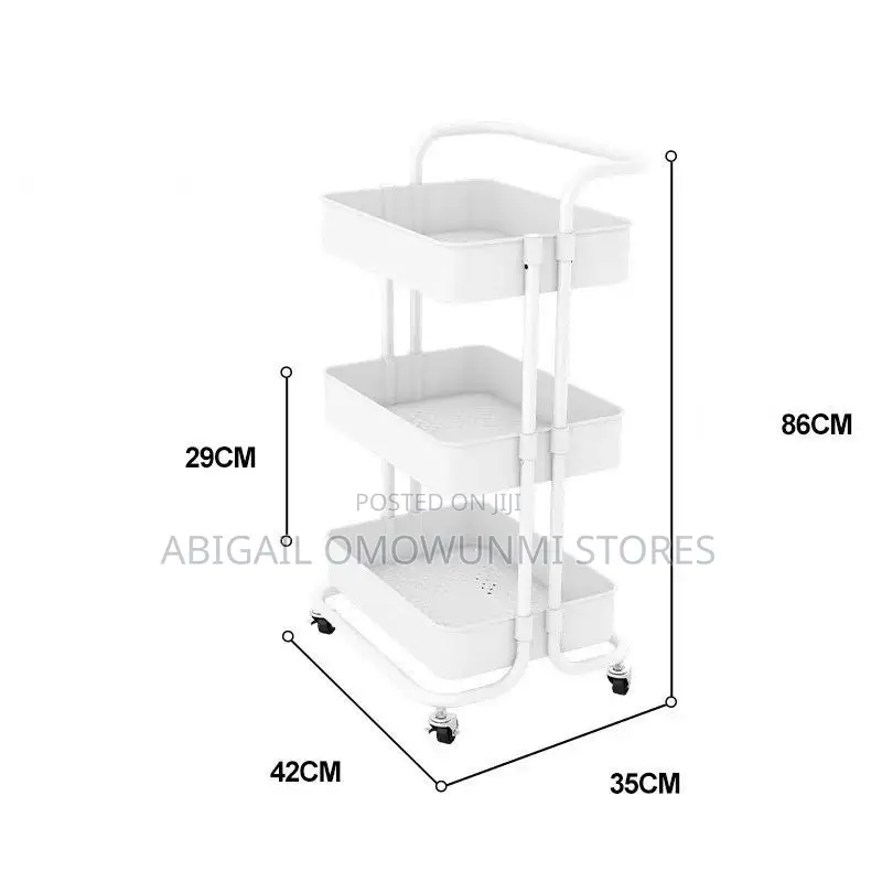 3 Layers Moving Trolley