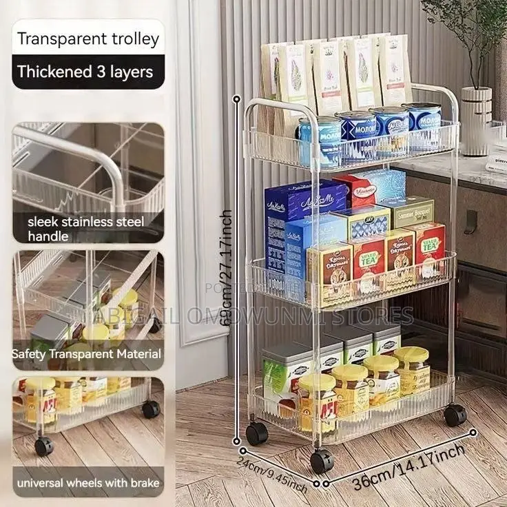 3 Tiers Acrylic Storage Rack