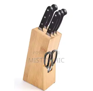 Bamboo Wood Knife Holder Box Meat