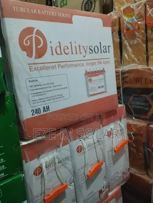 240ah/12v Pidelity Solar Tubular Battery