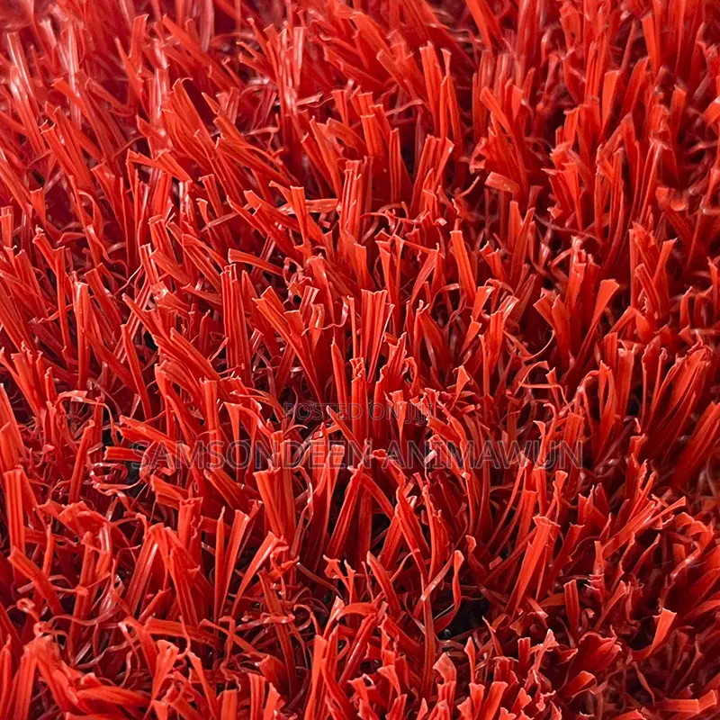 Top Grade Red Artificial Grass