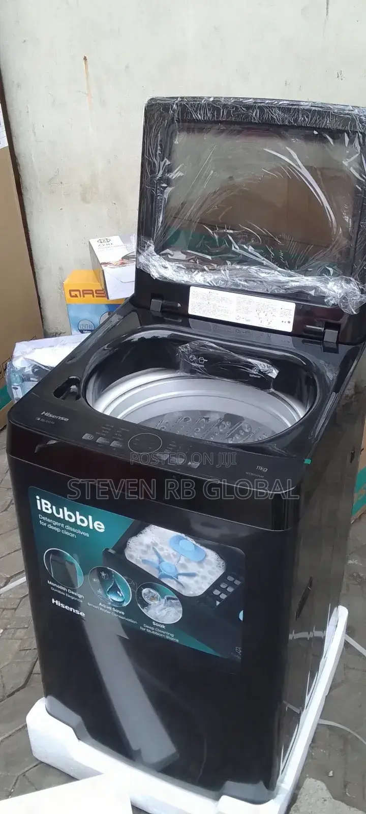 Hisense 11kg Top Loader Automatic Washing Machine 3k1123ubwt