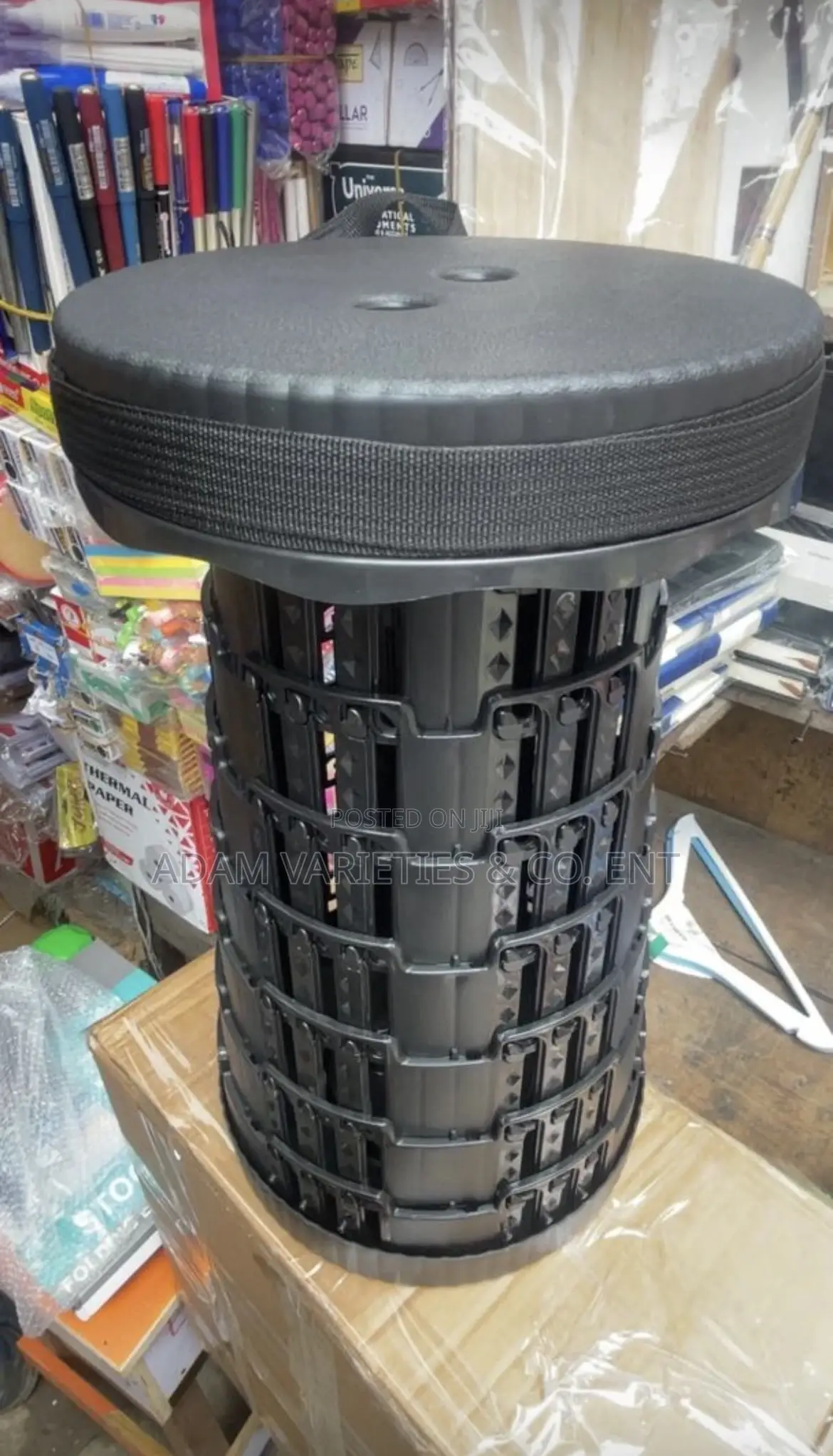 Portable, Foldable Telescoping Stool