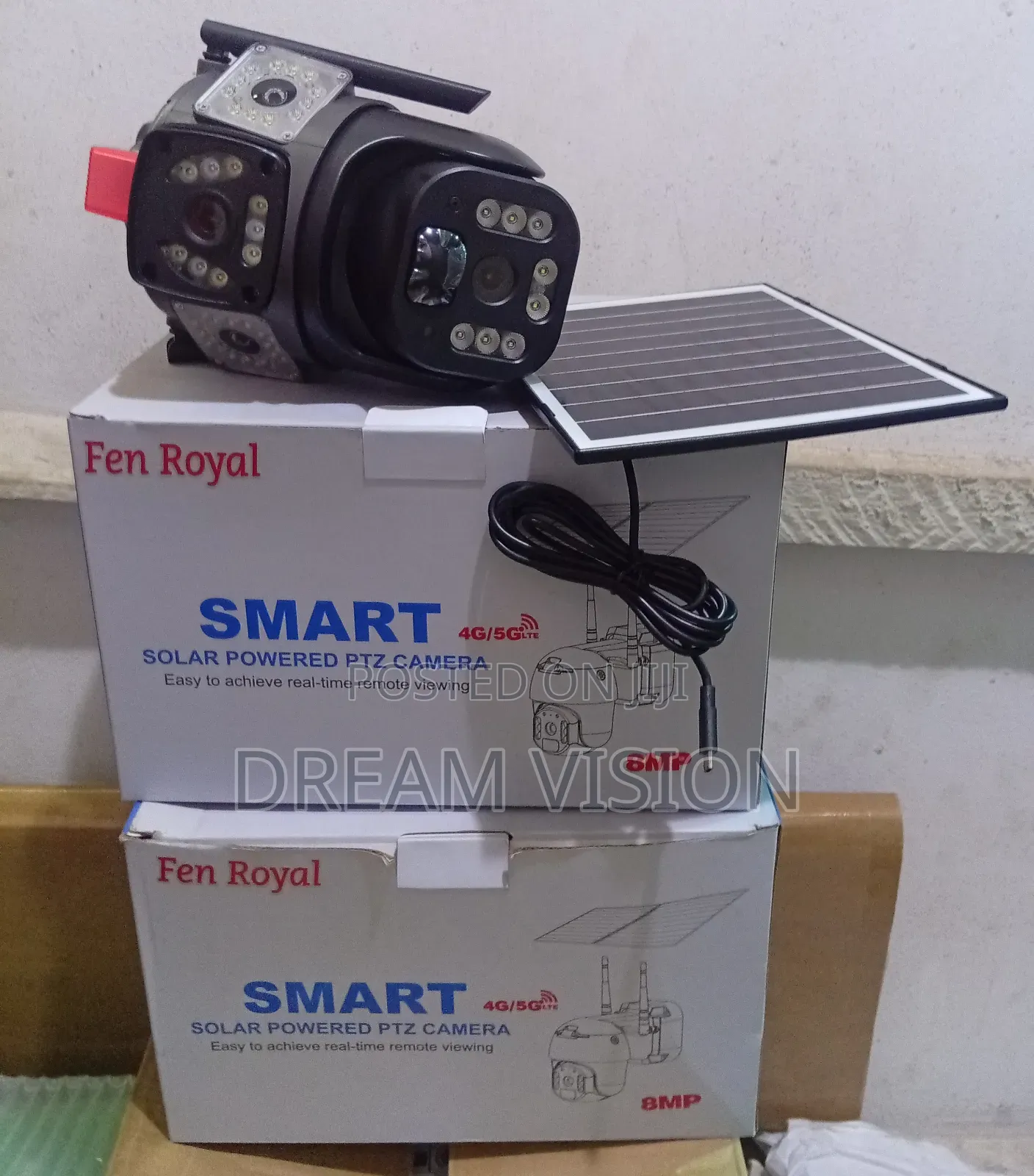 Ubox Powered Solar Camera Three Eyes