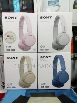 Sony Wh-Ch520 Wireless Headphones Bluetooth on Ear Headset