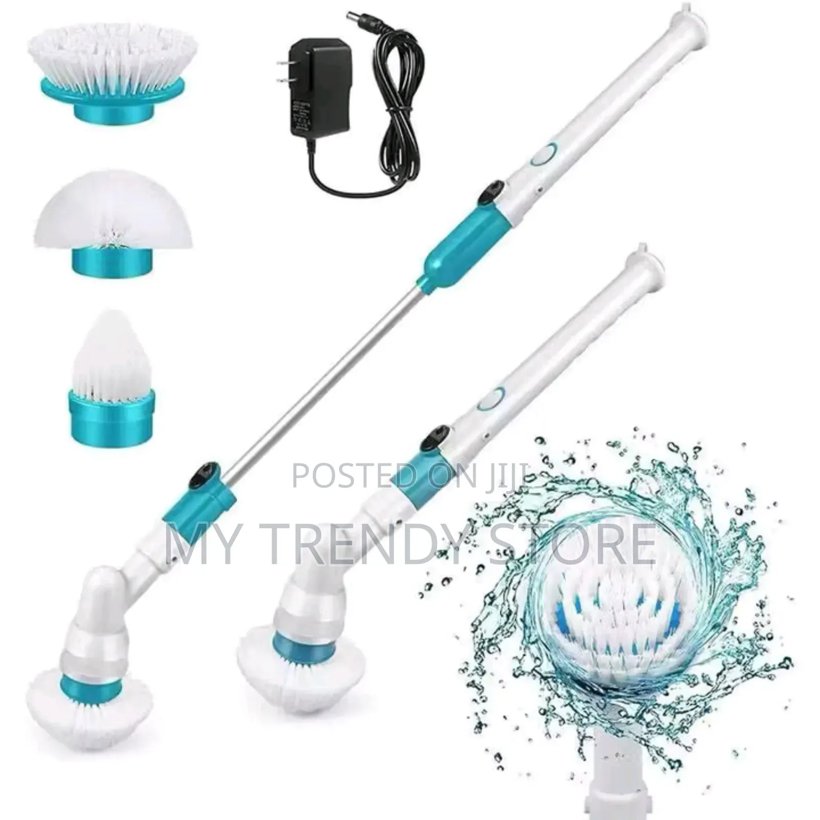 Cordless Rechargeable Spin Scrubber