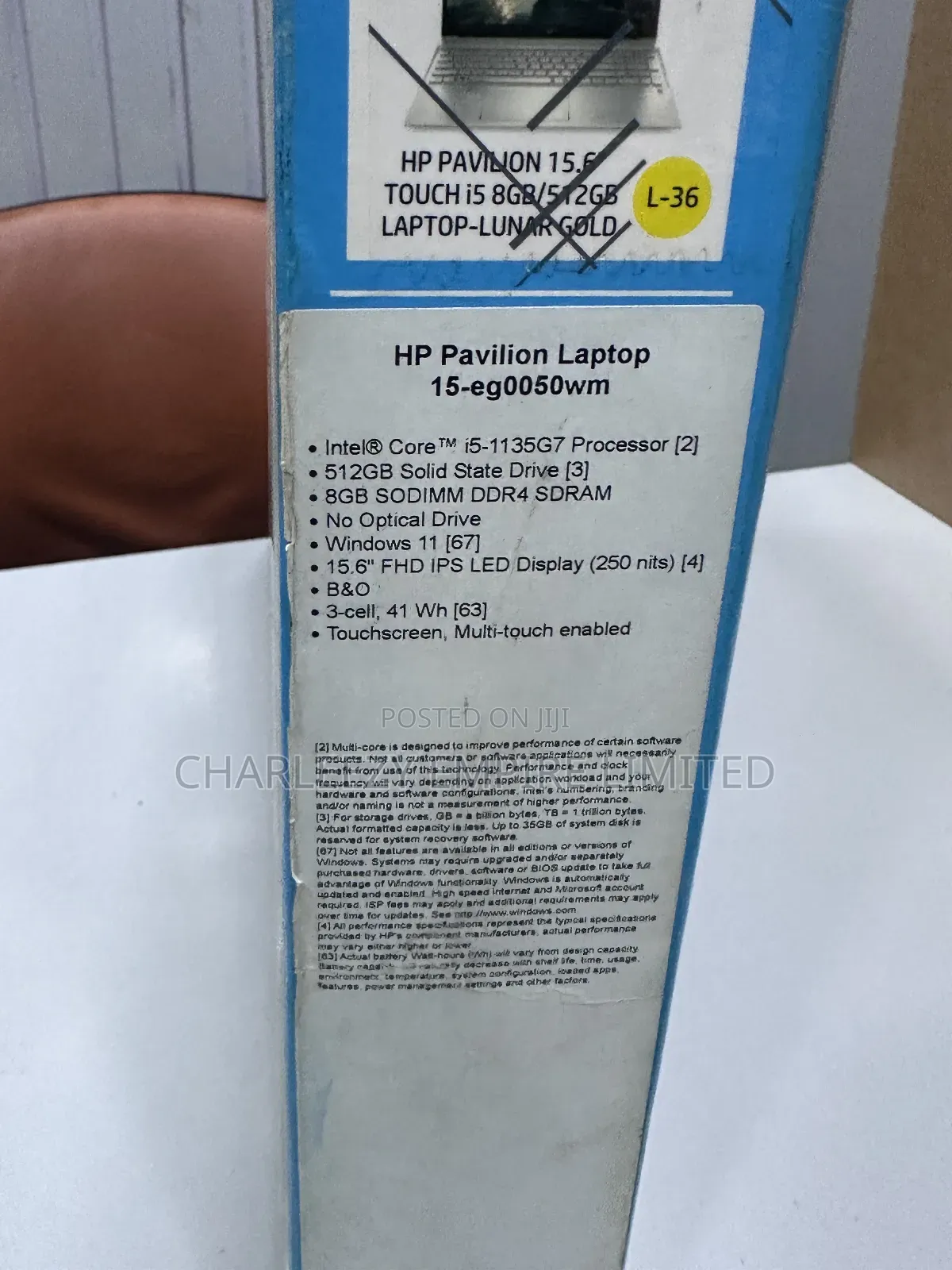 New Laptop HP Pavilion 15 8GB Intel Core I7 SSD 512GB