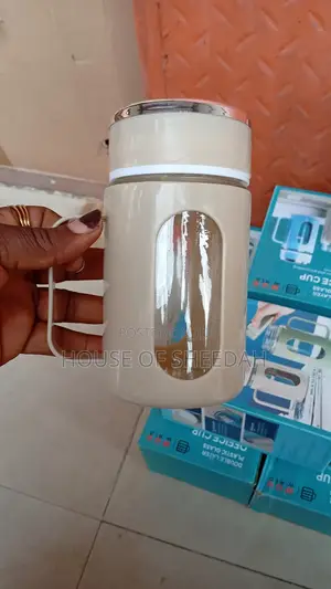 Double Layer Plastic Glass Office Cup