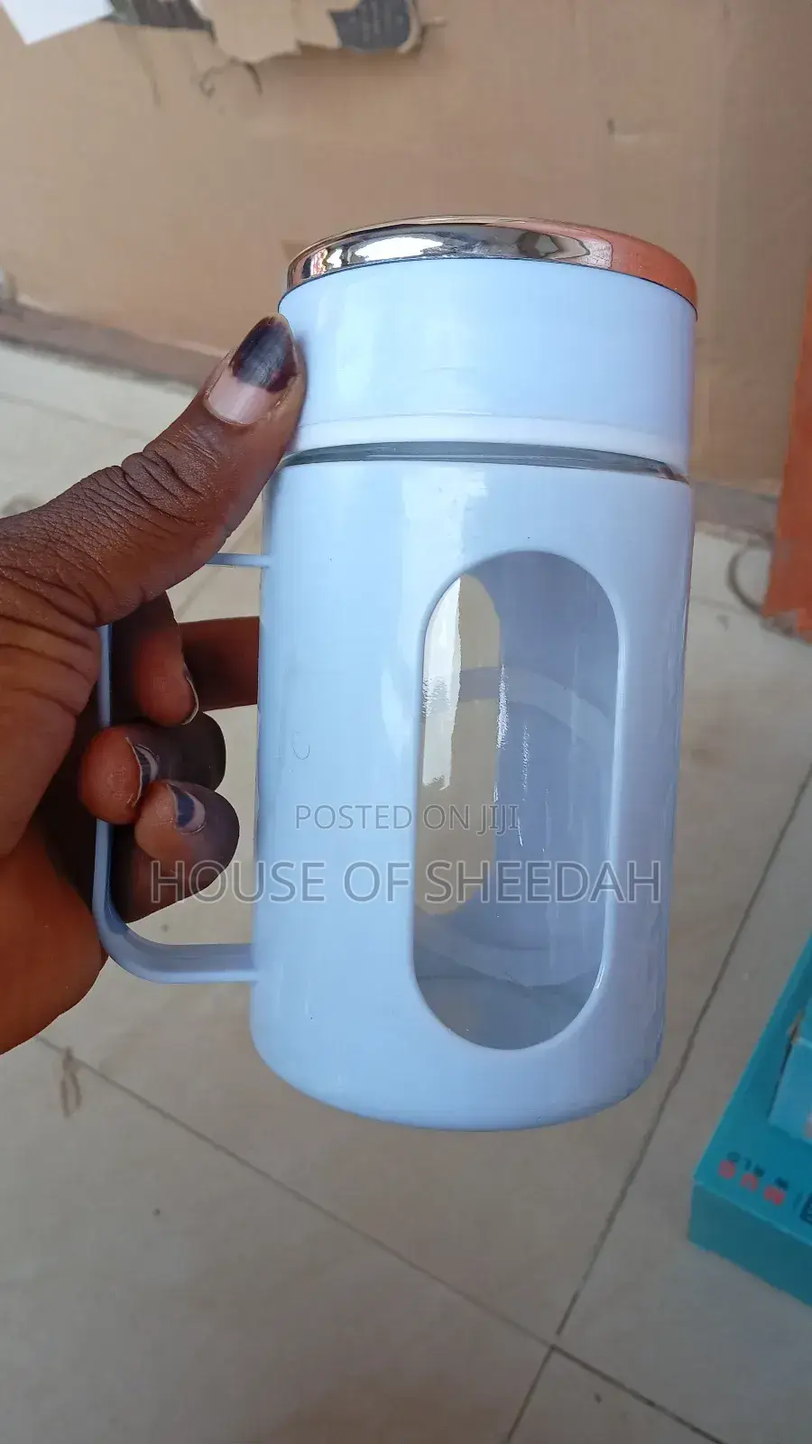 Double Layer Plastic Glass Office Cup