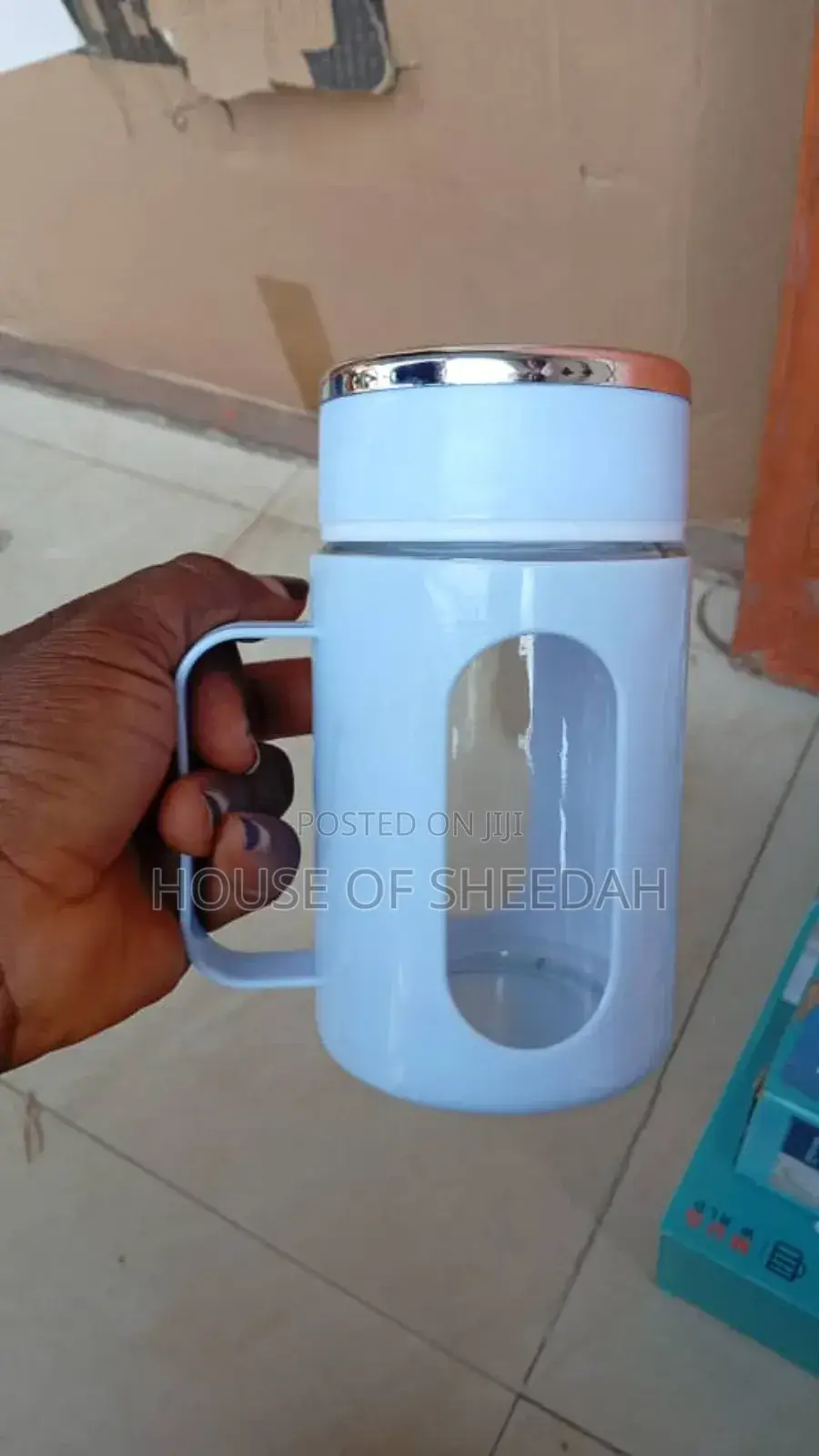 Double Layer Plastic Glass Office Cup