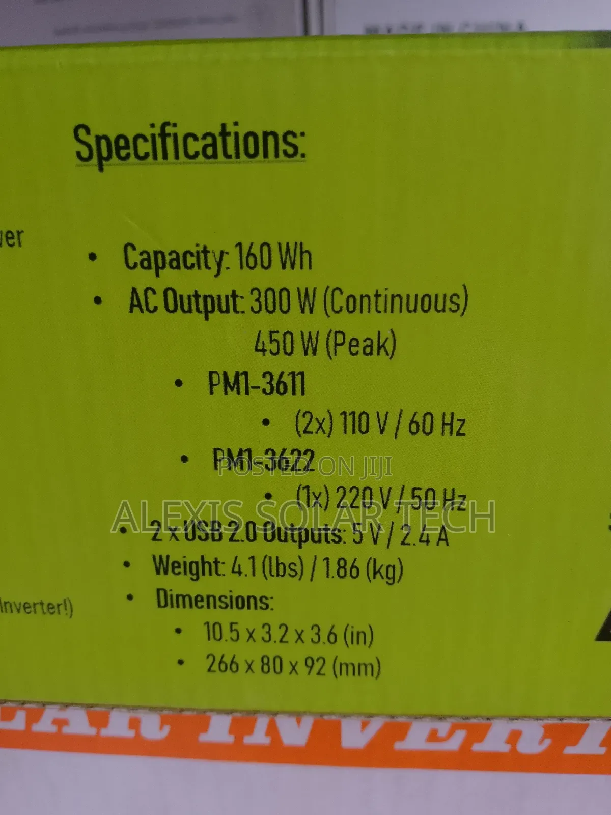 300w Portable Solar Power Station
