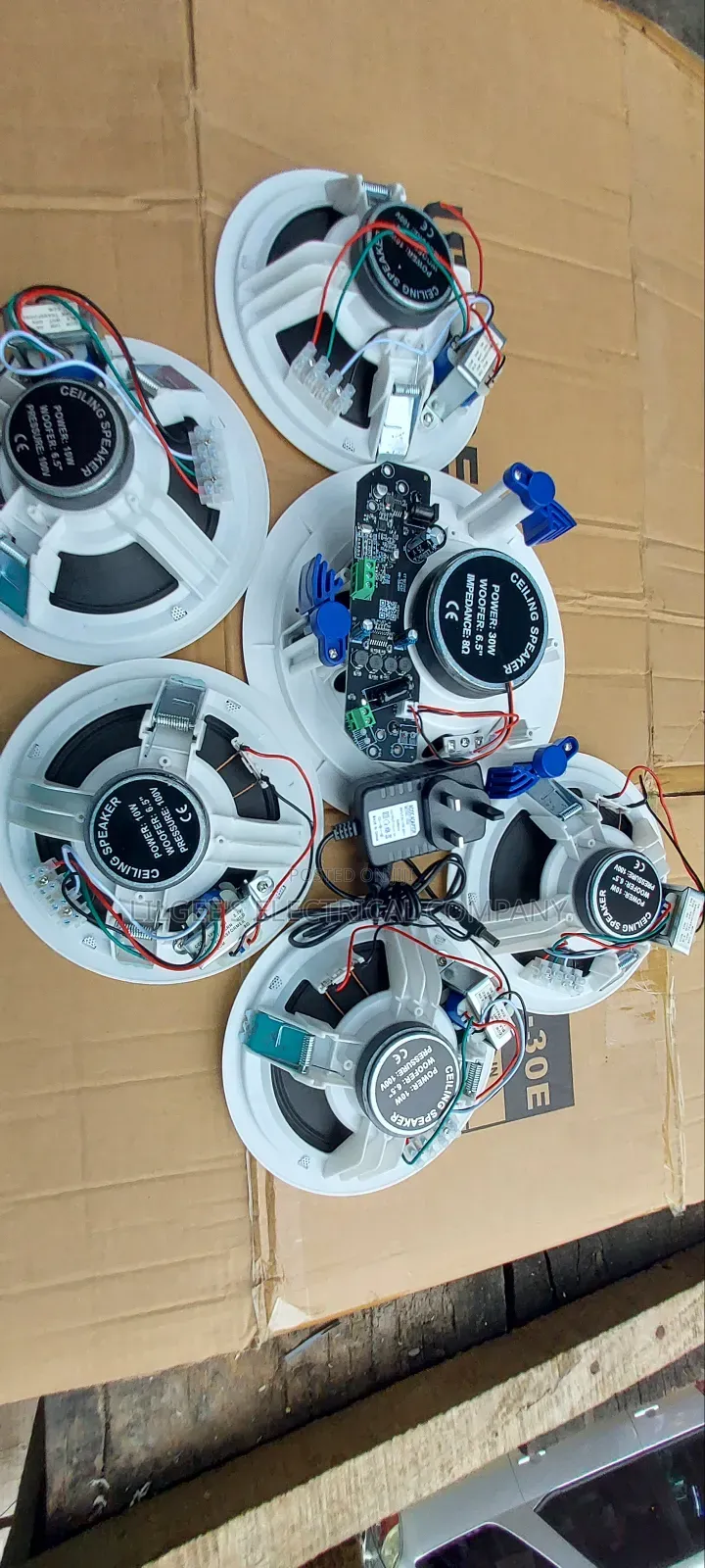 Authentic Sound Code 6 in 1 Bluetooth Ceiling Speakers.