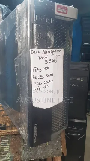Desktop Computer Dell Precision 5820 64GB Intel Xeon HDD 1T