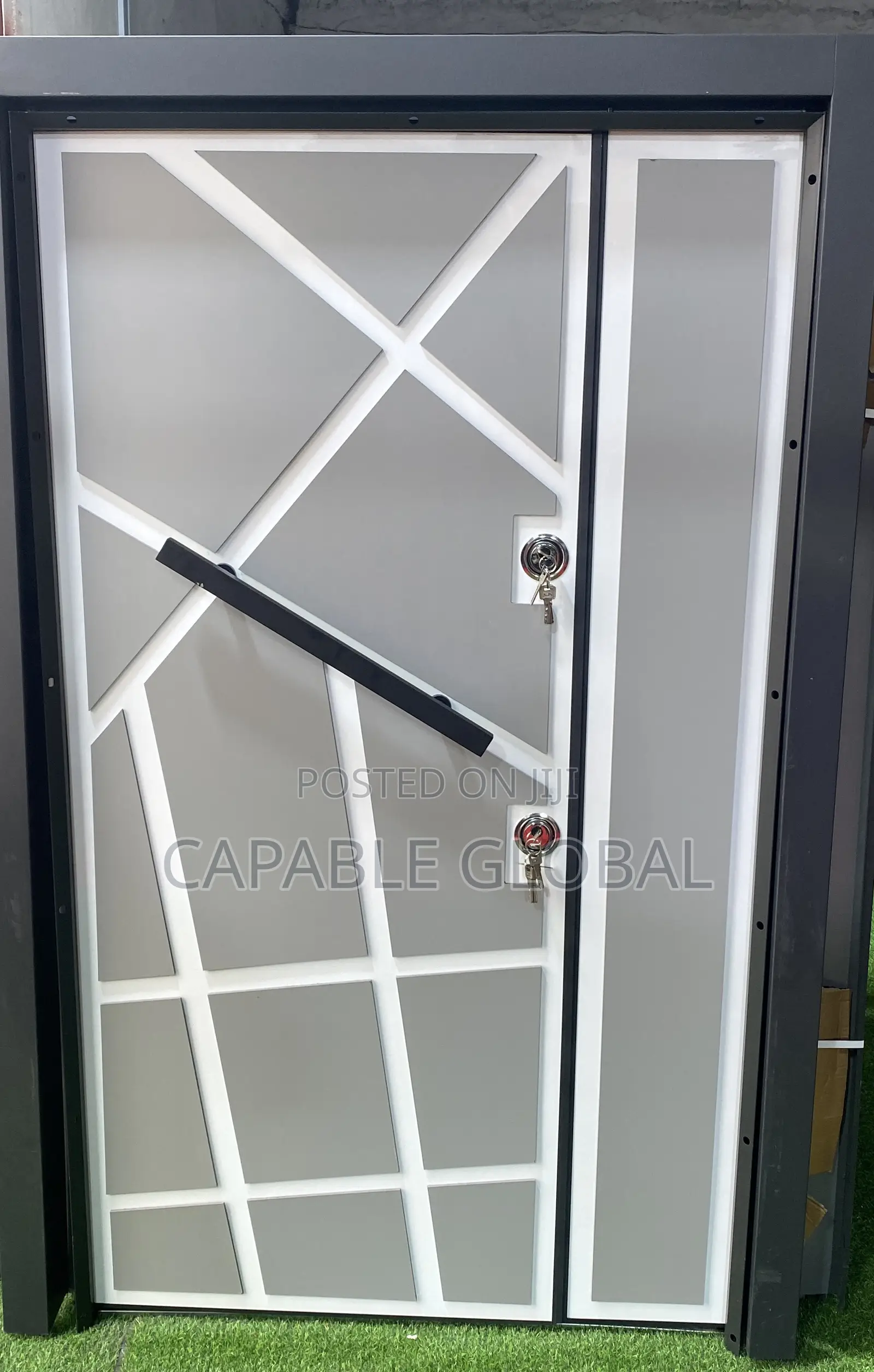 White Background Front Door