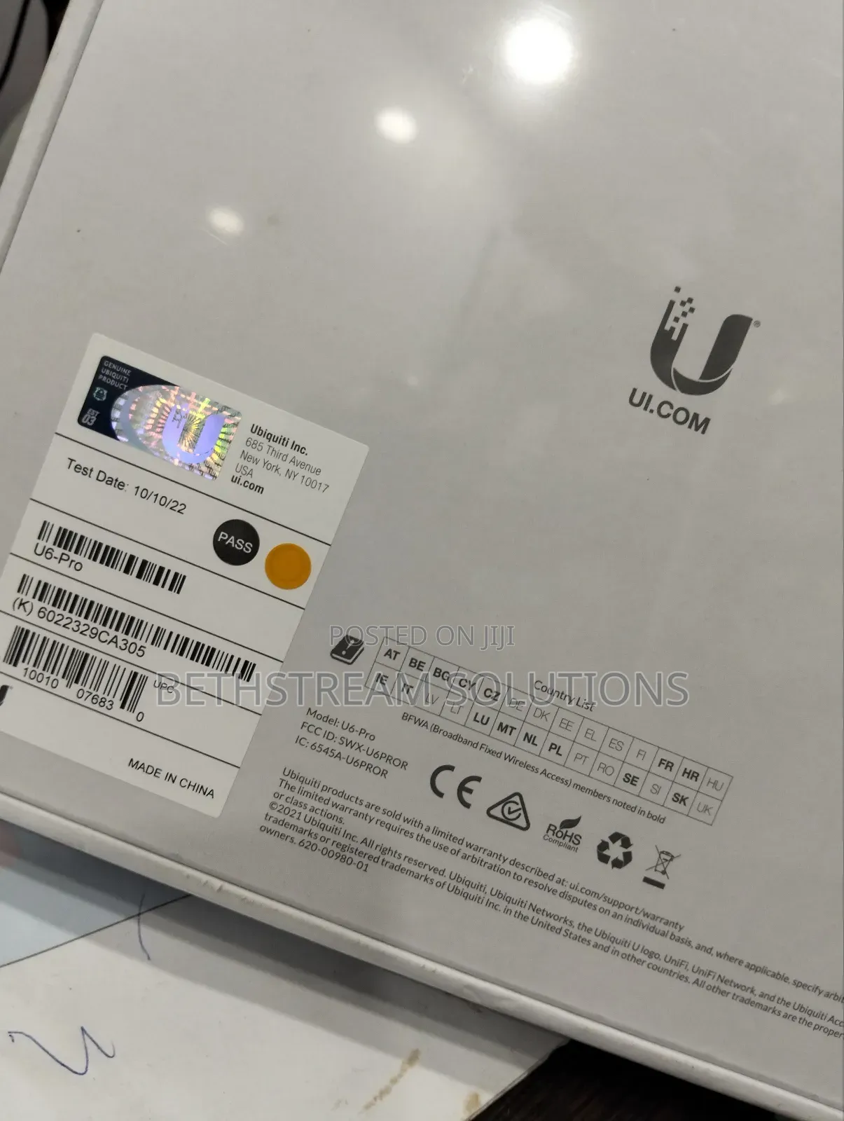 Ubiquiti Unifi U6 Pro Access Point