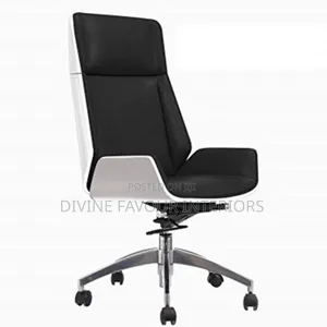 Executive Comfort Faux Leather Swivel Office Chair