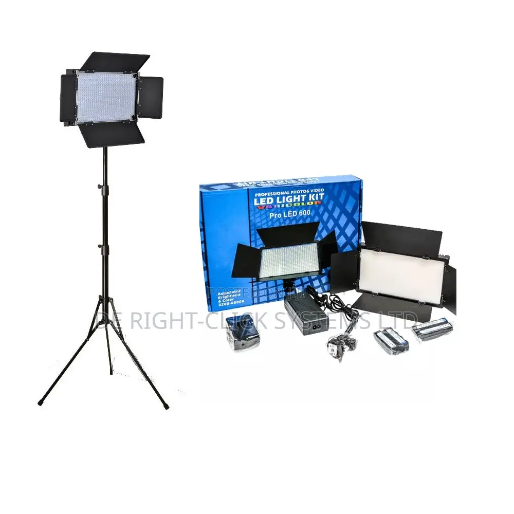 Pro Led 600 Light Kit With Tripod Stand