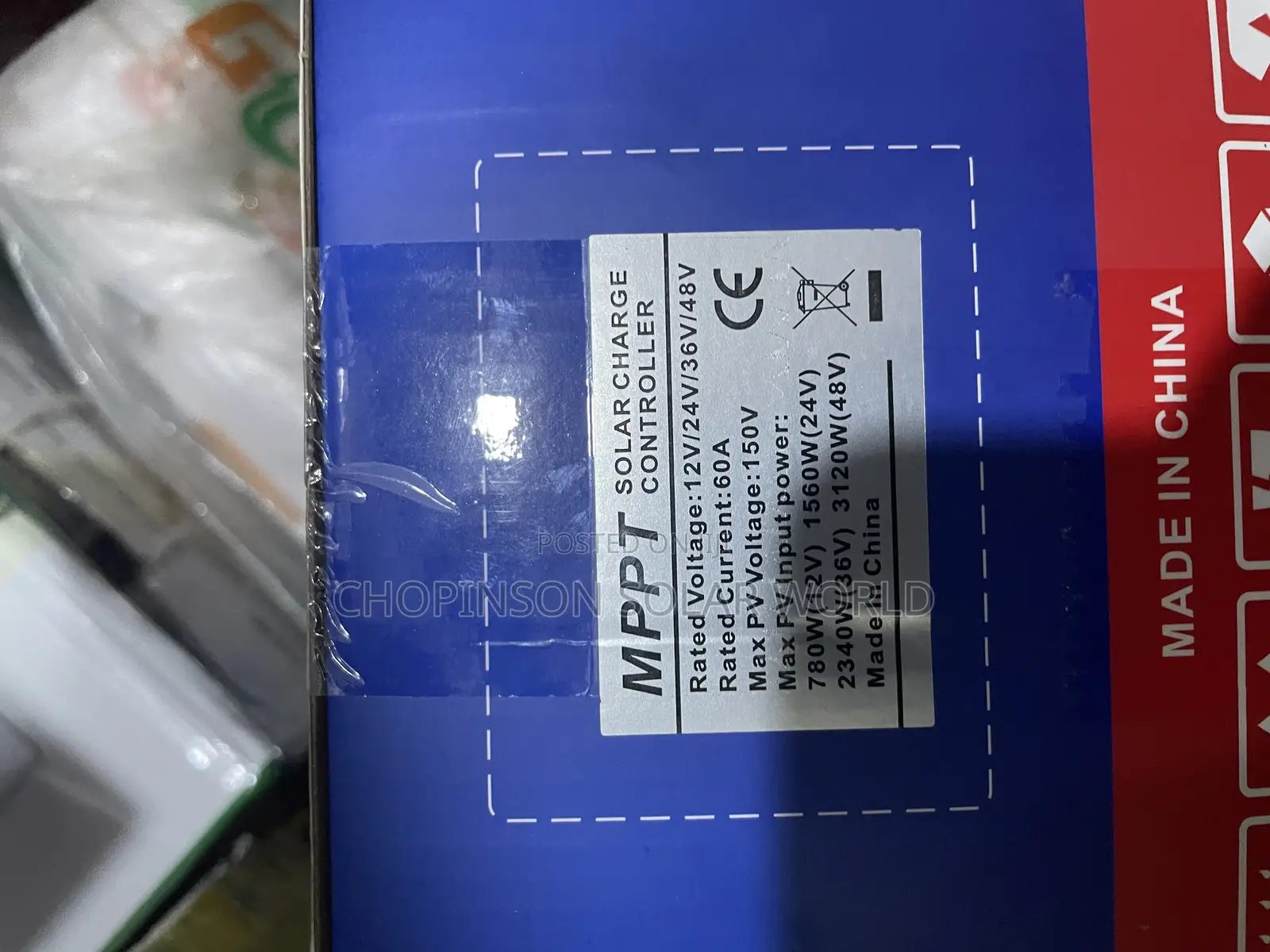 Solar Energy SMS MPPT Charger Controller 60ah/48vott