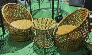 Me and You Rattan Chair/Table