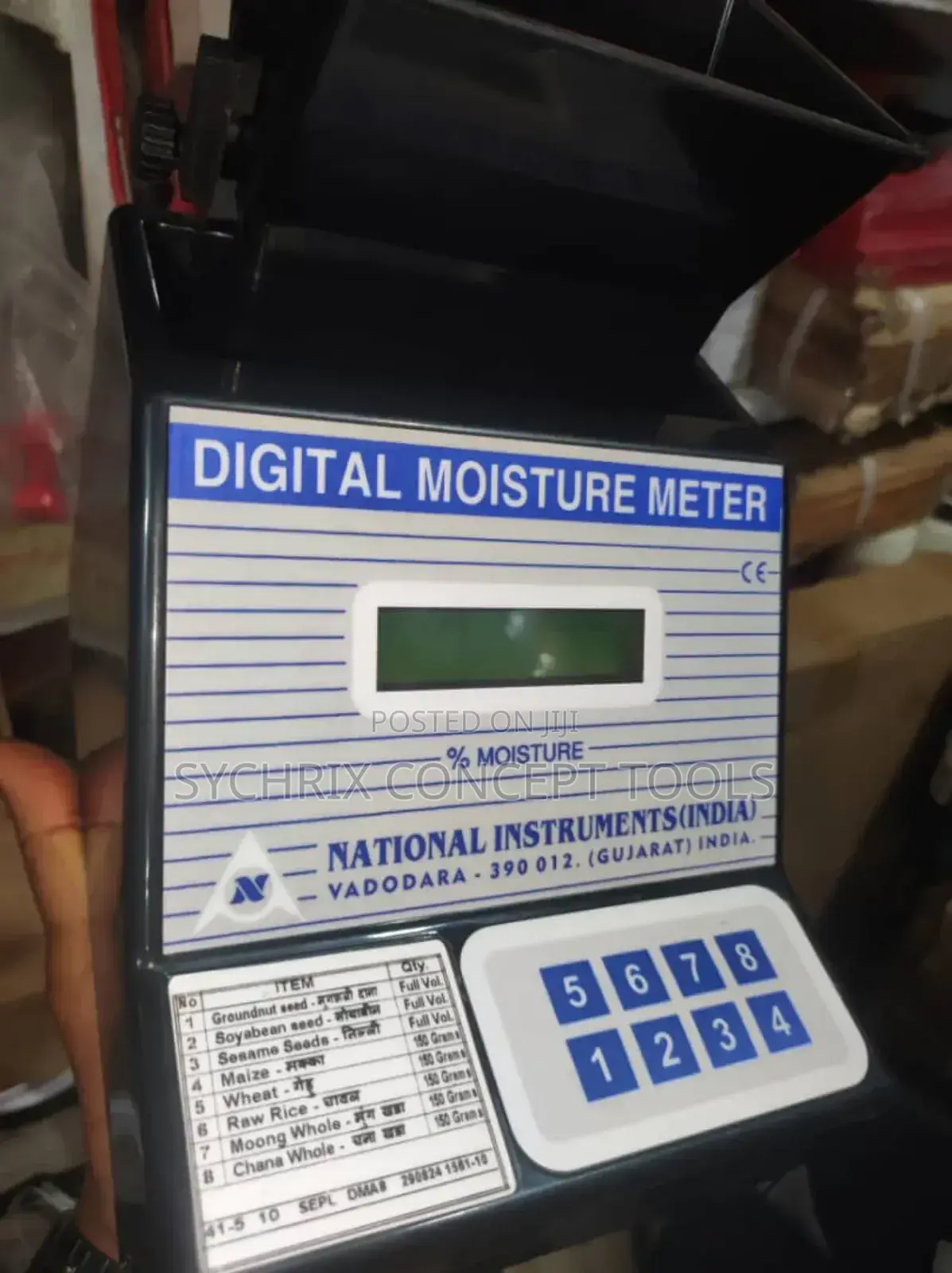 8in1 Digital Moisture Meter-Raw Cashew, Sheanut