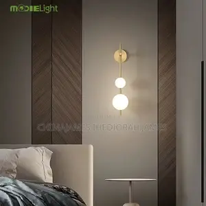 Vertical Globle Wall Lamp Sconce Light for Living Room Bedro