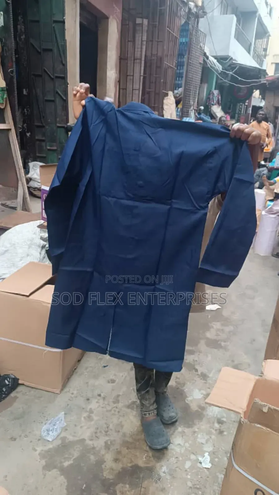 Durable Blue Lab Coat