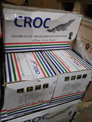 200ah 12volts Croc Dry Cell Solar Battery (Deep Cycle Series