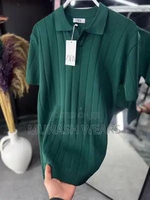 Zara Polo Available in Green and White S-3xl