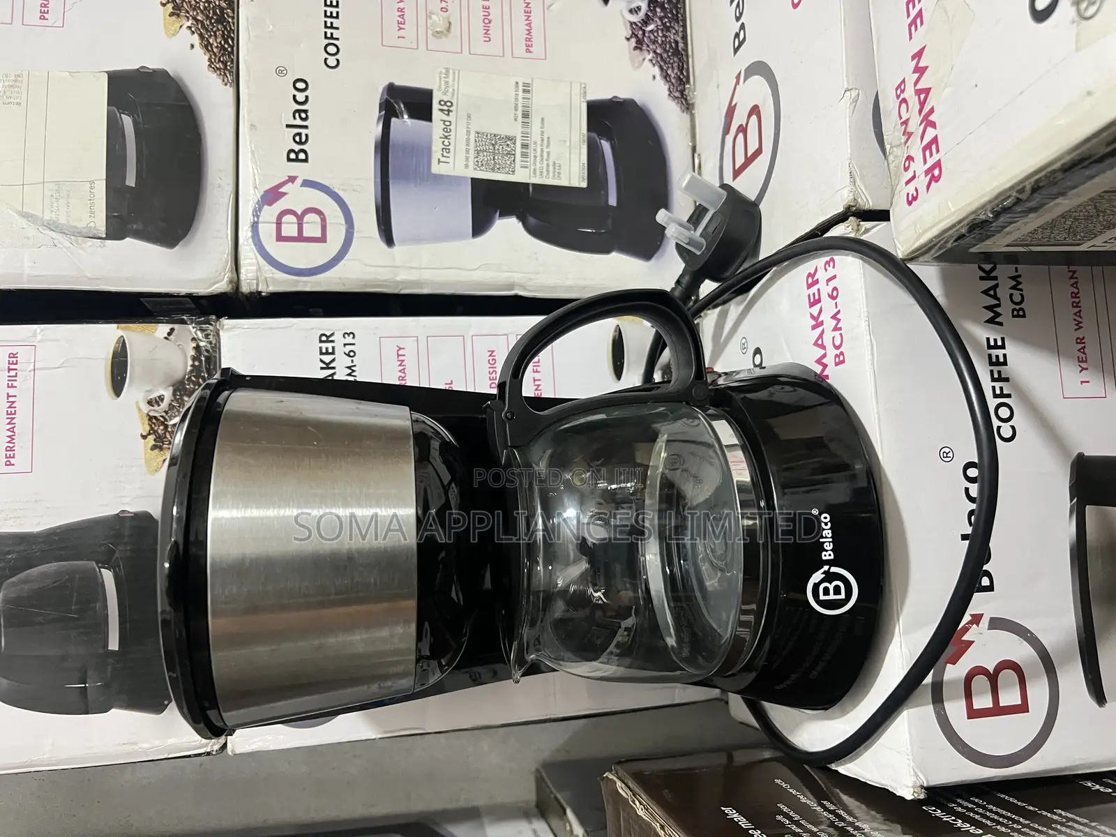 Belaco Anti-Drip Coffee Maker, Tea Maker With Ss Panel