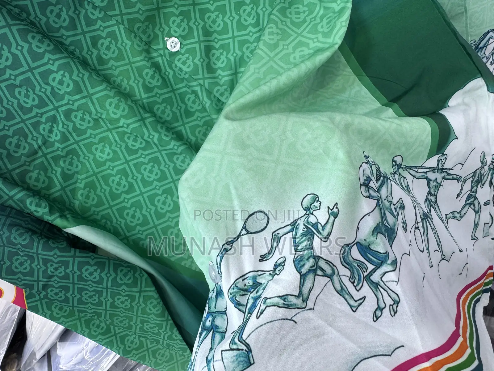 Green Casa Longsleeve Shirt With Unique Style