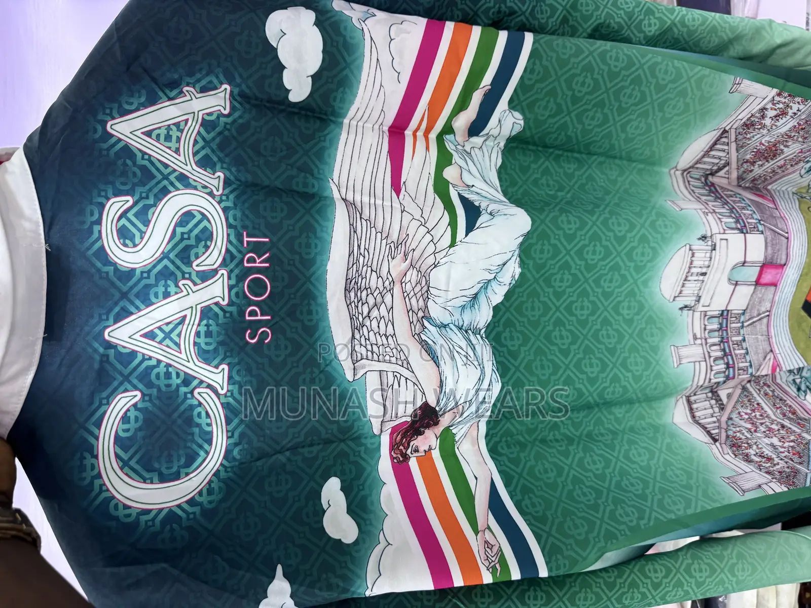 Green Casa Longsleeve Shirt With Unique Style