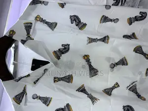 White D G Chess Shortsleeve Shirt S-5xl