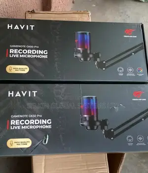 Havit Gamenote Gk50 RGB Pro Laptop Live Recording Microphone