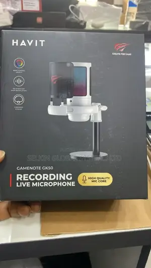 Havit Gamenote Gk50 RGB Live Recording Microphone
