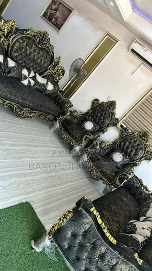 Egypt Royal Sofa Set With Center Table Is Available as Seen