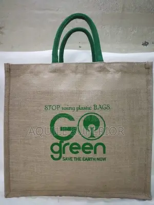 Printed Jute Bag for Community Outreach''