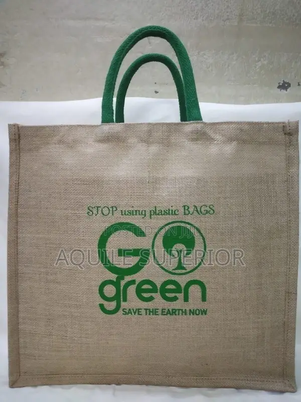 Printed Jute Bag for Community Outreach''