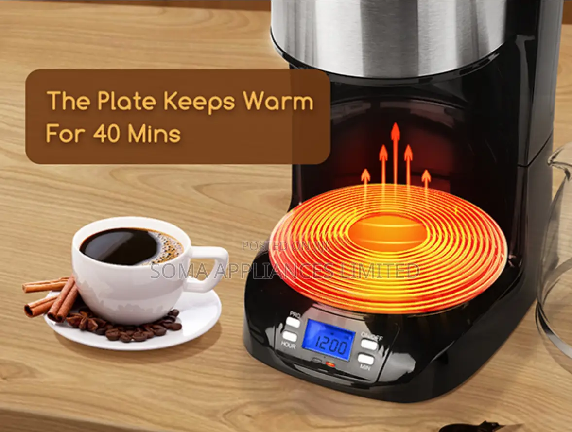 Aigostar Programmable Filter Coffee Machine With Anti-Drip