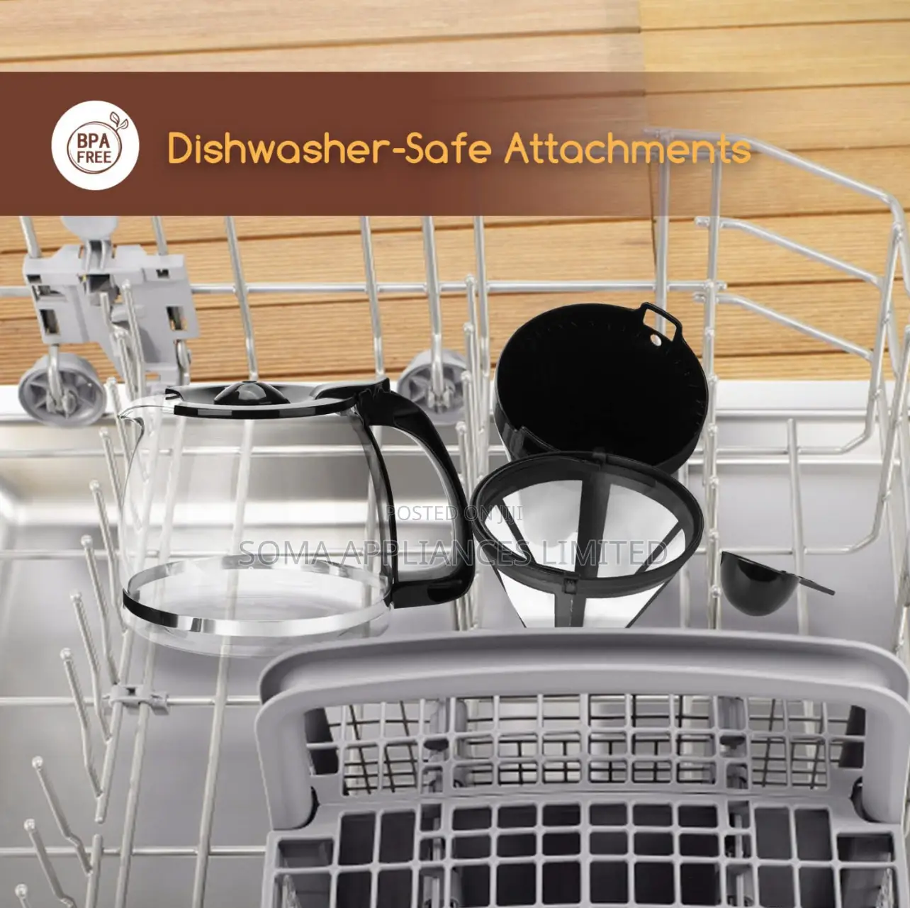 Aigostar Programmable Filter Coffee Machine With Anti-Drip