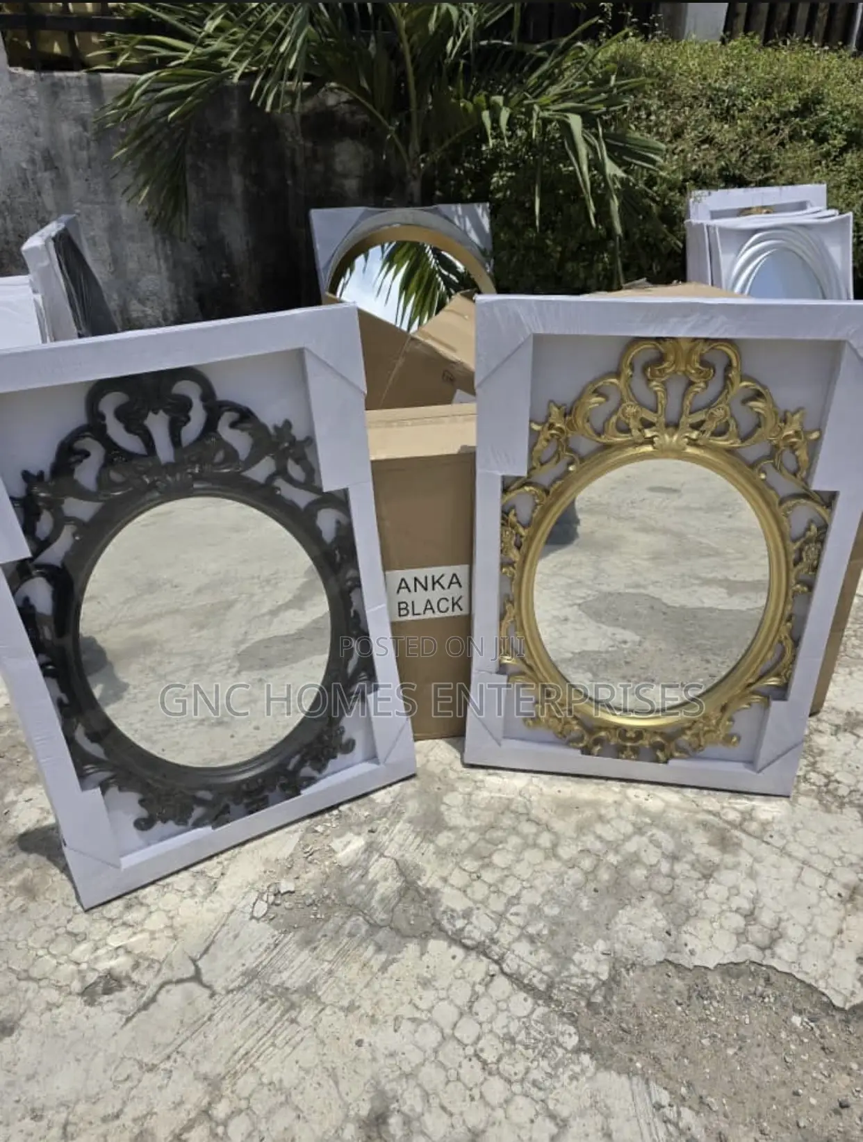 Gold Or Black Frame Mirror