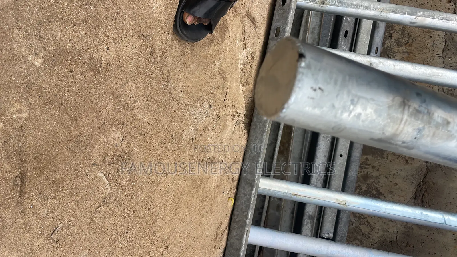 Galvanized / Gi Earthing Electrode 50mm by 3 Meter Long
