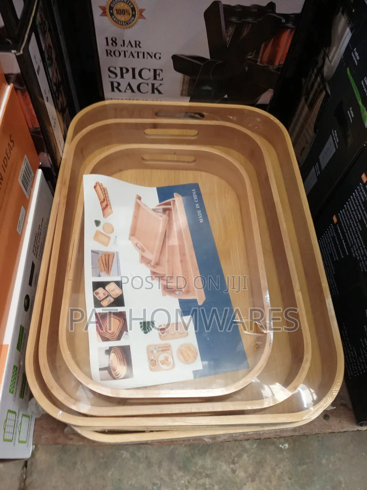 Wooden Tray (3 Set)