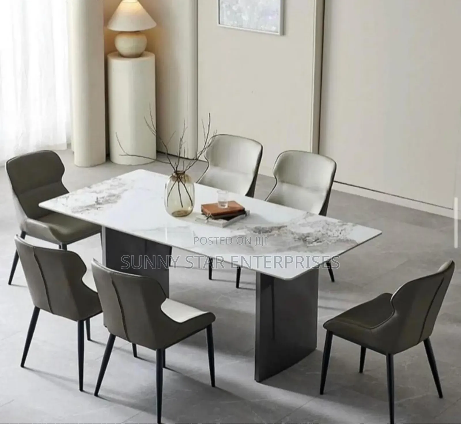 High Quality Executive Set Of Marble Dinning