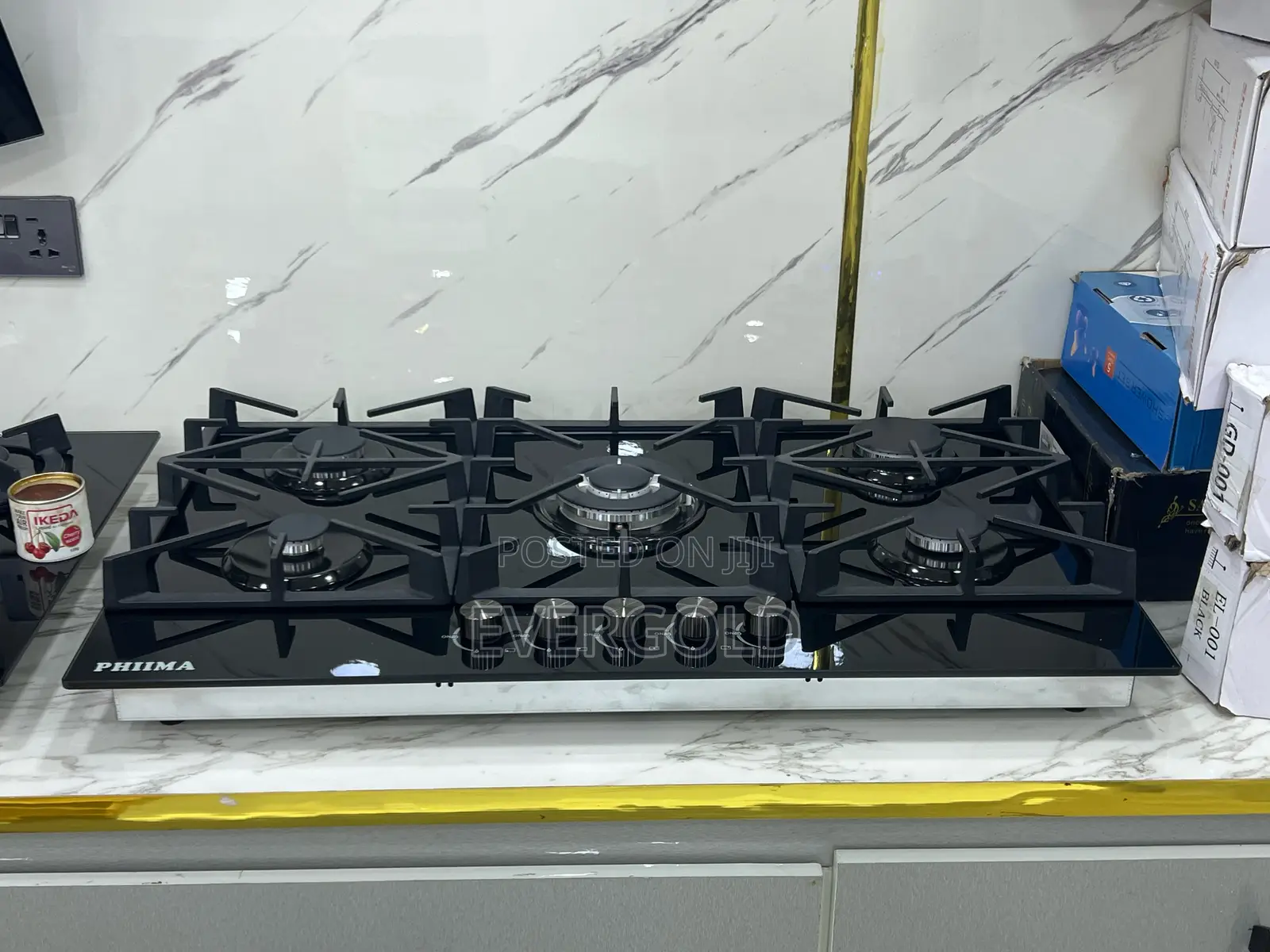 5 Burner Cooker All Gas Glass Available