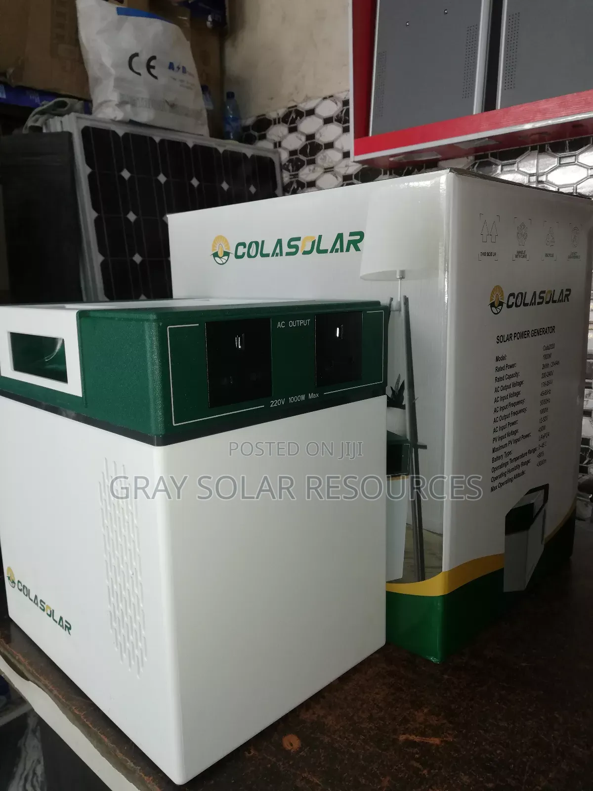 Cola2000 Solar Generator