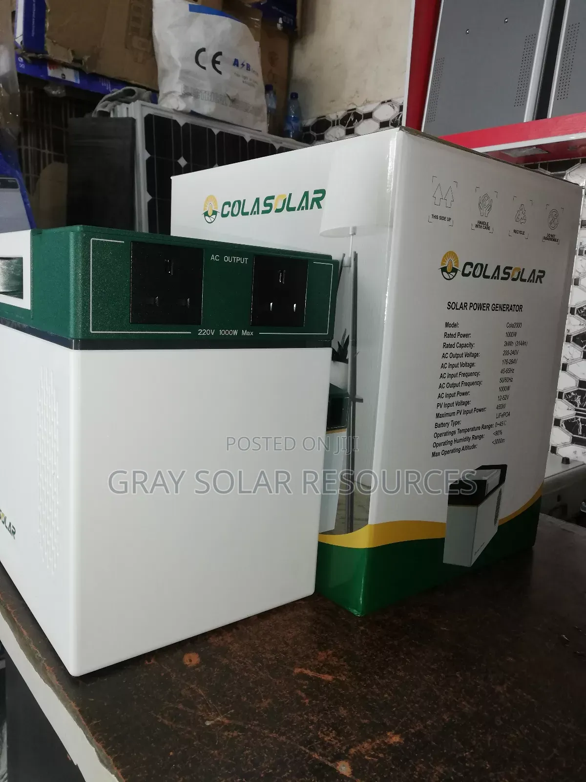 Cola2000 Solar Generator
